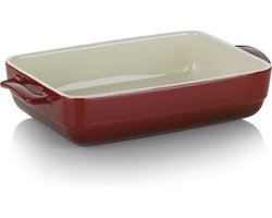 Ovenschaal Keramiek Rood, 32 cm x 19 cm - Kela | Malin
