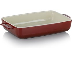Ovenschaal Keramiek Rood, 37.5 cm x 22 cm - Kela | Malin
