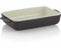 Ovenschaal Keramiek Zwart, 37.5 cm x 22 cm - Kela | Malin