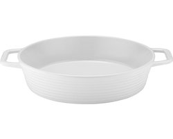 Ovenschaal met Handgrepen, Ø25 cm, Wit - Ladelle | Homestead