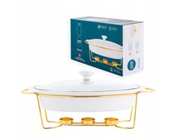 Ovenschaal met warmer Altom Design Regular 1.5L Goud/Crème