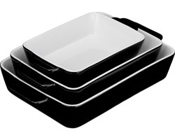 Ovenschaal - set van 3 - keramiek - vaatwasserbestendig