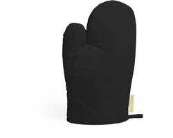 Ovenwant - Pannenlap - Ovenwanten - Keuken - Keukentextiel - Biologisch katoen - Zwart