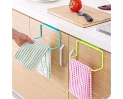 Over de deur handdoekenrek - 1 stuk handdoekhouder voor keuken en badkamer - hangende organizer voor ladekast