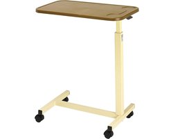 Overbed-tafel Draagbaar Bureau - Verstelbare Hoogte - Schrijfoppervlak - Gebruik in Bed of Rolstoel
