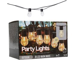Overige Merken Lichtsnoer 20 Leds Met Timer Warm Wit