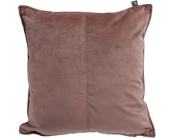 Overseas Middlestitch Velours Kussen Blush 45 x 45 cm