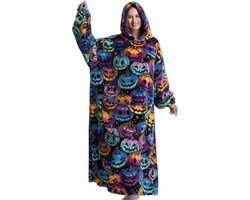 Oversized hoodie-deken met zak, sweatshirt, deken voor dames en heren, eenheidsmaat