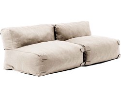 Oviala - Beige modulair tuinmeubel 2-zits - Mixi