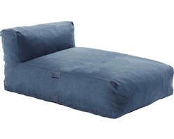 Oviala - Chaise longue voor modulair tuinmeubilair in Pacific Blue - Mixi