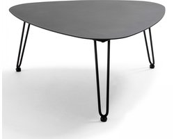Oviala - Driehoekige zwarte tuin salontafel - Atoll