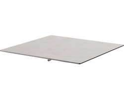 Oviala - Gelamineerd tafelblad 70x70 cm lichtgrijs beton - Opéra
