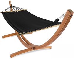 Oviala - Hangmat op een zwarte houten standaard - Manille