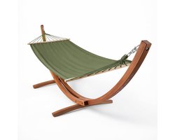 Oviala - Hangmat op houten standaard, groen cactus - Manille