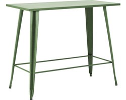 Oviala - Hoge tuintafel in cactusgroen staal - New York