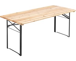 Oviala - Houten tafel 180 cm met inklapbare poten - Ensemble Brasserie