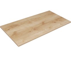 Oviala - Melamine tafelblad 120 x 60 cm licht hout - Montmartre