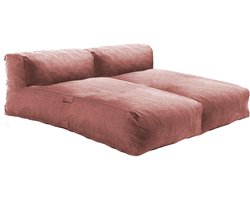 Oviala - Modulaire tuinmeubelen met 2 terracotta ligstoelen - Mixi