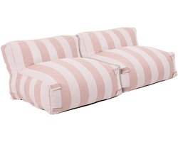 Oviala - Modulaire tuinset met 2 fauteuils in poederroze - Mixi