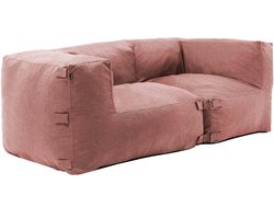 Oviala - Modulaire tuinset met 2 hoekfauteuils in terracotta - Mixi