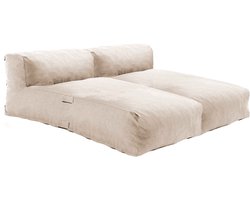 Oviala - Modulaire tuinset met 2 ligstoelen, beige - Mixi