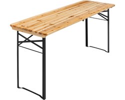Oviala - Opvouwbare houten bistrotafel van 180 cm - Table brasserie pliante