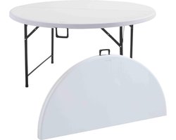 Oviala - Opvouwbare ronde tafel voor 8 personen - REKKEM