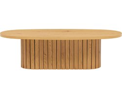 Oviala - Ovale melamine houten salontafel - Elena