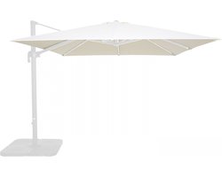 Oviala - Parasol met een afmeting van 3x3m in de kleur ecru