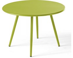 Oviala - Ronde groene tuin salontafel van 40 cm - Palavas