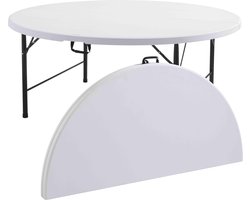 Oviala - Set van 10 inklapbare ronde tafels van 180 cm - REKKEM