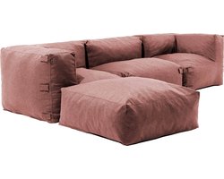 Oviala - Terracotta 4-zits modulaire hoekbank - Mixi