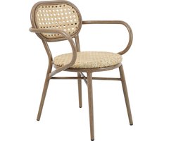 Oviala - Terrasfauteuil van synthetisch rotan en aluminium - Portimao