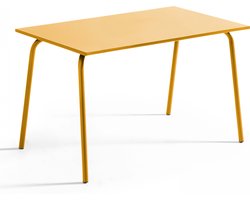 Oviala - Tuintafel van geel staal - Palavas