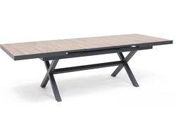 Oviala - Uitschuifbare tuintafel van en keramiek