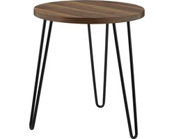 Owen-Endtable Square in Walnootkleur
