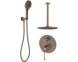 Owen & Finch Opal Inbouw Doucheset Compleet Brushed Satin Bronze | Satijn Brons