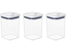 OXO Good Grips POP Voorraadbus 2.0, 1.0 liter, 3-delige set