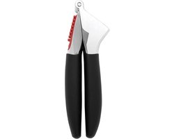 OXO - Knoflookpers - Zilver/Zwart - Extra groot reservoir