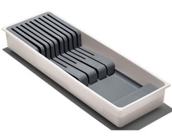 OXO Ladeorganizer voor Keukenmessen – Compact & Veilig Messenblok voor in de Lade – Antislip & Ruimtebesparend
