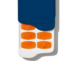 OXO tot Babyvoeding diepvriesbakjes - Babyvoeding bewaarbakjes - Diepvriesbakjes met deksel - 14x22 ml-  Navy