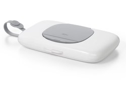 OXO tot Doekjesverdeler voor onderweg - Billendoekjes doos - Billendoekjes houder -Wipe box - Billendoekjes box - Wit/Grey