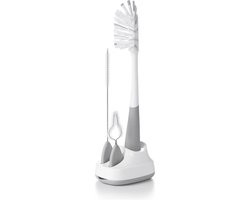 OXO tot Flessenborstel - Reinigen van zuigflessen en drinkbekers- Flessen borstel set met staander