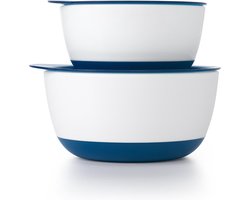 OXO tot Kleine & grote kom - Baby bordje - 2 kommetjes met deksel - Navy