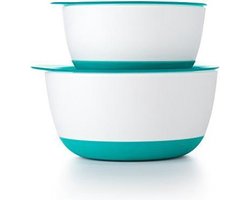 OXO tot Kleine & grote kom - Baby bordjes - 2 kommetjes - Teal