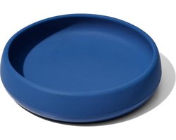 OXO tot Silicone Bord - Babybord- Babyservies- Bord Baby - Servies baby - Bordje -Navy