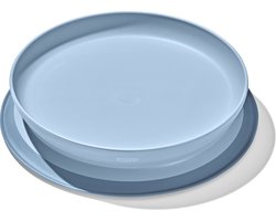 OXO tot Stick & Stay Bord - Babybord - Kinderbord - Bordje zuignap - Baby servies - Dusk