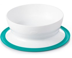 OXO tot Stick & Stay Kom - Baby bord met zuignap - Baby servies- Kinderbord - Baby bord - Teal