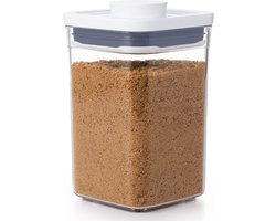 OXO Voorraadbus 'POP' 2.0 klein vierkant - laag (1,0 liter)