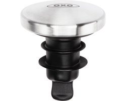 OXO - Wijnflesstop - SteeL - Set 2 stuks